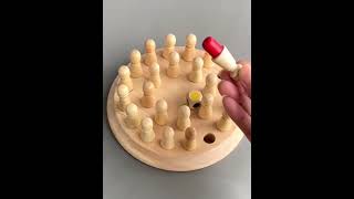 Wooden Memory Chess Game | Wooden Toys | #toys