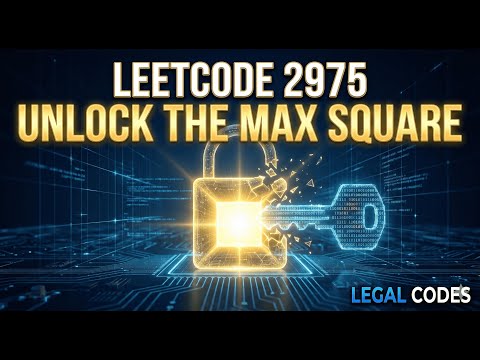 Tear Down the Fences! 🚧 Solving LeetCode 2975 Maximum Square Area