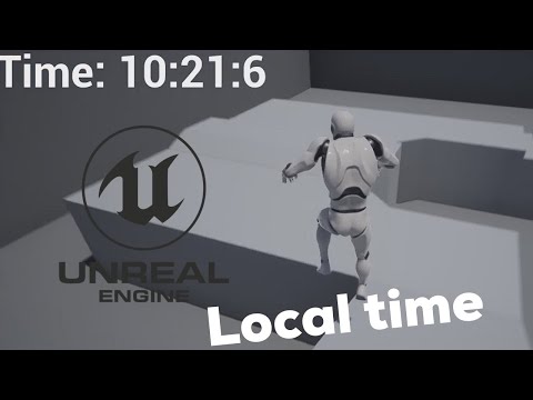 How to get local time and date in Unreal Engine