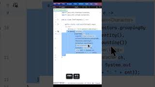 Java 8 Stream Magic: Character Counter #coding #roboticqa  #programming #java