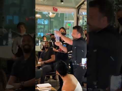 Amazing bartender skills