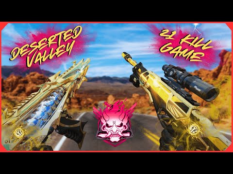 KALA + AK-47 Snipe Support on DESERTED VALLEY in Blood Strike..