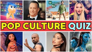 Pop Culture Quiz: Test Your Knowledge of Music, Movies, Celebrities & More!