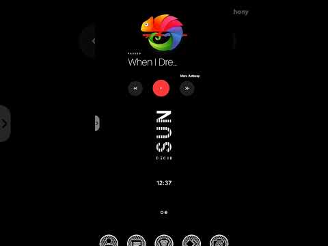 minimalist amoled battery saving home screen
