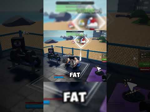 He Did Wrist Curl A Lot In His Fat Days #shorts #roblox #robloxgames