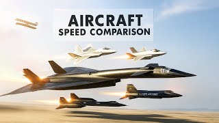 SPEED COMPARISON 3D | Aircraft 🛩️