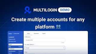 How to create multiple accounts for any platform with Multilogin