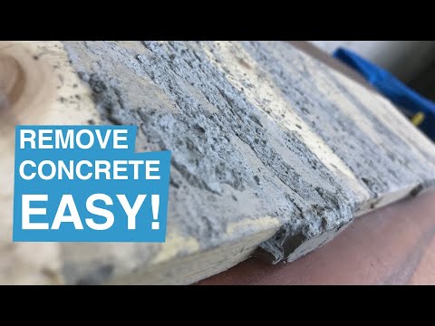 3 EASY Ways to Remove Concrete from Wood | How to