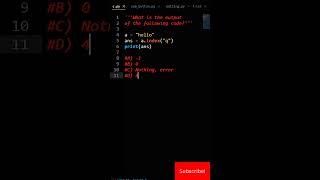 Python Test 68