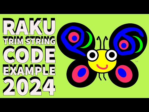 Learn Programming - Raku Extract Trim String Characters - Tutorial 2024