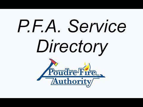 Fire Department Service Directory | Project Showcase