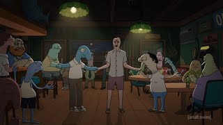 Rotoscope Guy is a devout christian - Smiling Friends S3