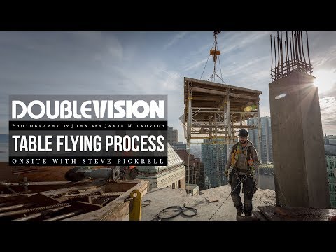 R4 Contracting | High-Rise Table Flying Process in Downtown Vancouver