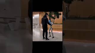Here is a whole body tracking framework that enables humanoid robots to mimic motion.
