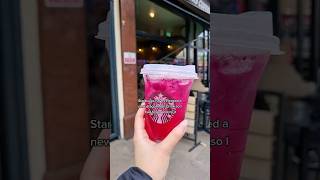 Trying the new Starbucks Dragonfruit drink... #starbucks #londonfoodblogger
