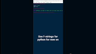 F-strings | Python