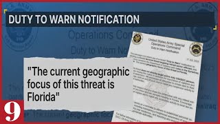Retired Florida Military Officers Warned of Terrorist Threat Against Them