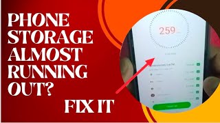 YOUR ANDROID PHONE  STORAGE ALMOST RUNNING OUT ? FIX IT II