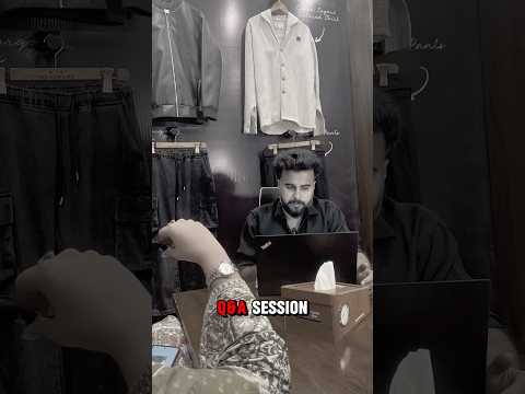 QnA session with th CEO👨🏻‍💻  #clothing #viral #shorts #ytshorts #viralvideos #trending #foryou
