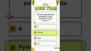 Which programming language is most popular for data science?#DataAnalysis #TechTrends #AIProgramming