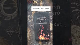 HOW DO I FIND YOU? #lovereading #fyp #tarot