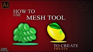 Adobe Illustrator||Using The Mesh Tool (Creating Fruits)