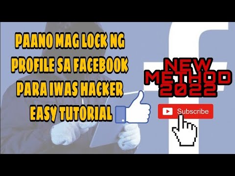 How to Lock your Facebook Profile new ways 2022 |paano ma secure ang Facebook account iwas HACKER