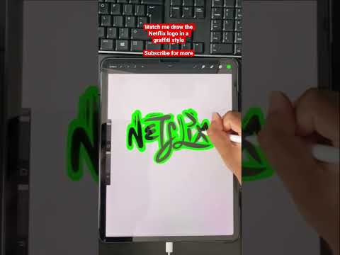 Netflix logo in a graffiti style. Let’s get to 1k subs! #design #graphicdesign #poster #netflix