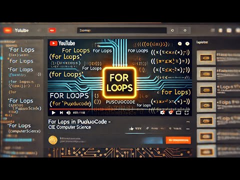 CIE O-Level Computer Science- Pseudocode For Loops- Part 2- Kreol Morisien