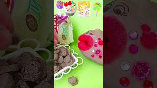 📹Handy eating show👄ASMR Eating show✨Emoticon candy #snacks #candy #asmreatingshow #satisfyingasmr