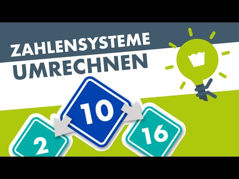 ZAHLENSYSTEME UMRECHNEN (TEIL 2) einfach erklärt (Dezimal, Binär, Hexadezimal