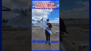 F22 RAPTOR 90MM JETS MAIDEN FLIGHT #foryou #shorts #fyp #subscribe #rcairplane