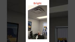 Office Upgrade! #auroralightingandsupply #officeupgrade #lightingeducation