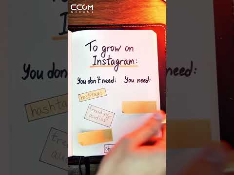 To grow on Instagram