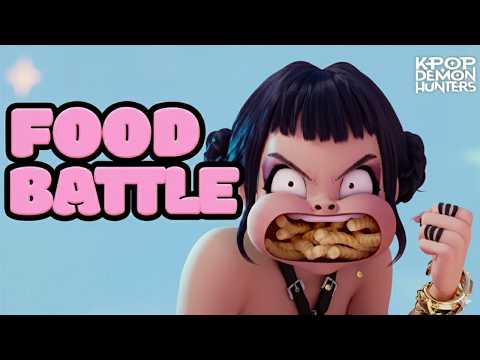 Huntrix | FOOD BATTLE | Kpop Demon Hunters (Music Video)