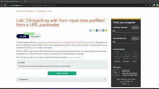 Burp suite lab solution with explanation (Clickjacking)