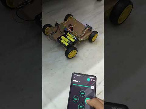 Rechargeable wifi car using NodeMCU ESP8266 along with type c charging module #esp8266 #nodemcu