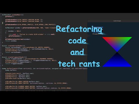 cleaning up openGL code hopefully XD | c++