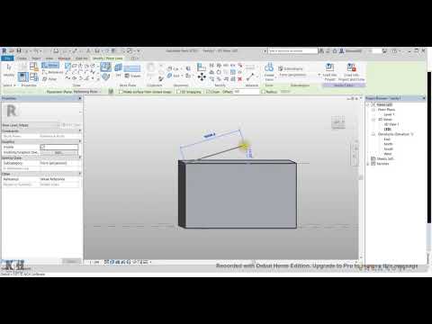 Revit - roofs in conceptual massing