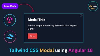 🤓Tailwind CSS Modal using Angular 18 | Tailwind CSS Modal using Angular Signals |Angular 18 Tutorial