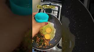 5 min Egg thoran #easyandquickrecipe #lunchboxrecipe #eggscramble #coconut #yummy#shorts #cooking🥥🥚