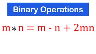 Binary Operations 1 with Solved Examples | SHS 1 CORE/ELECTIVE MATH