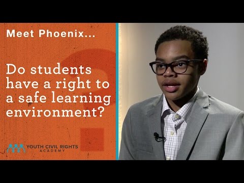 Do students have a right to a safe learning environment?