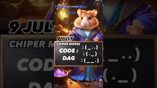 9 July Hamster kombat chiper code #viral #shorts #hamsterkombat #daliy #chipercode