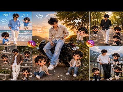 instagram trending photo editing | Trending Chibi Style Ai Photo Editing | #instagram 