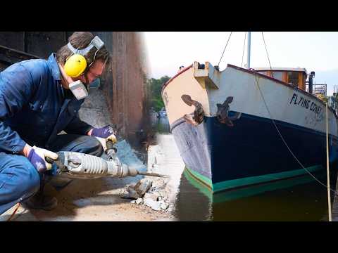 MASSIVE DESTRUCTION: Removing Tons of Concrete!