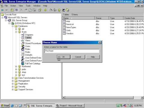 VB 6 [62] SQL Server part 2 [urdu/hindi]