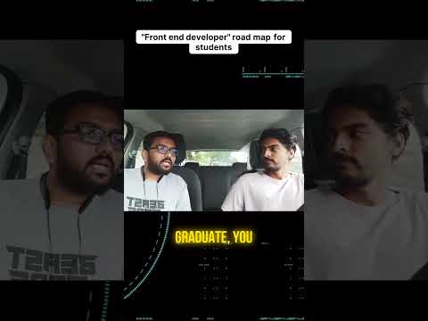 Front end developer roadmap for students #frontenddevelopment #shorts