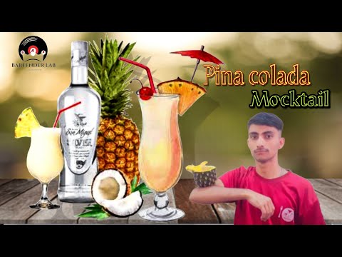 How To Make Pina Colada Mocktail || How To Make Pina Colada Smoothie ||How TO Make PinaColada Virgin