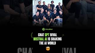 Chat GPT rival Mistral AI is shaking the AI world #mestralai #chatgpt #shorts #reels